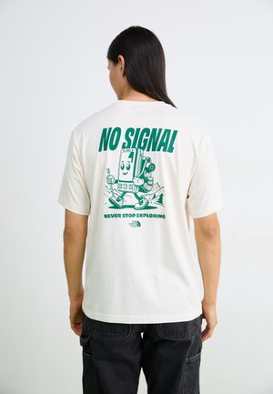 The North Face RELAXED TEE FUN - Potiskana majica - white dune