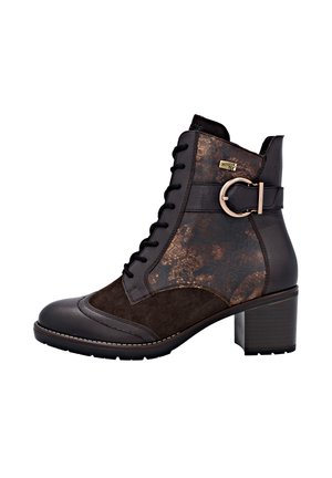Lace-up ankle boots - braun