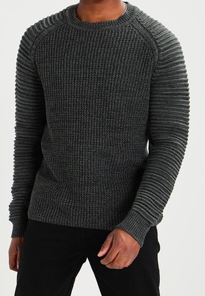 Strickpullover - black