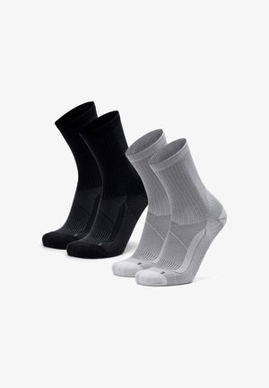 2 PACK PLANTAR FACIITIS - Chaussettes de sport - mc black grey light grey
