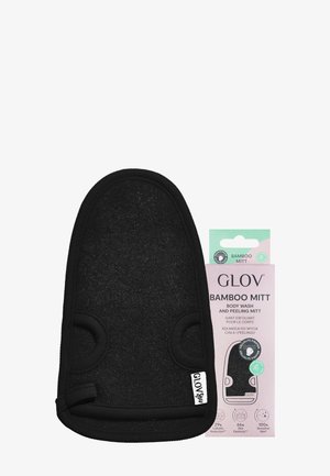 BAMBOO BODY WASH & PEELING MITT - Skincare tool - black