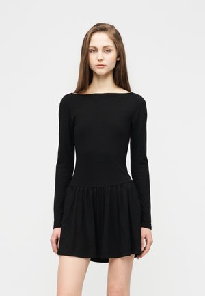 DROPWAIST - Rochie din jerseu - true black