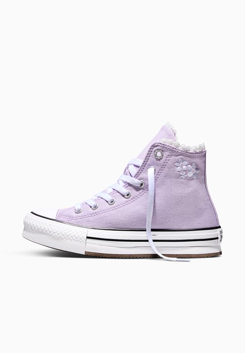 Converse High-top trainers - lavender latte white black — photo 5