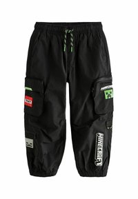 Next MINECRAFT CARGO TROUSERS.  - REGULAR FIT - Kapsáče - black