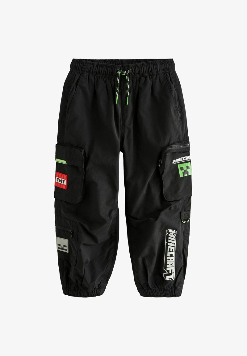 Next MINECRAFT CARGO TROUSERS. - REGULAR FIT - Kapsáče - black