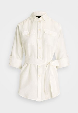 Lauren Ralph Lauren TISSUE LINEN TOP - Skjortebluse - white