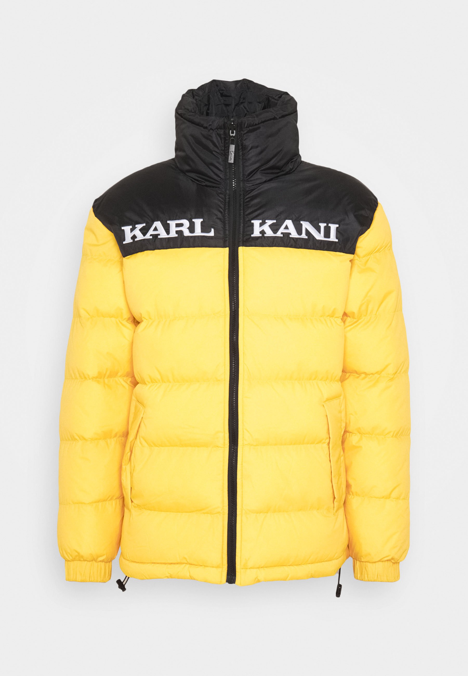 RETRO BLOCK PUFFER JACKET Vinterjakke blue RETRO BLOCK PUFFER JACKET Vinterjakke blue