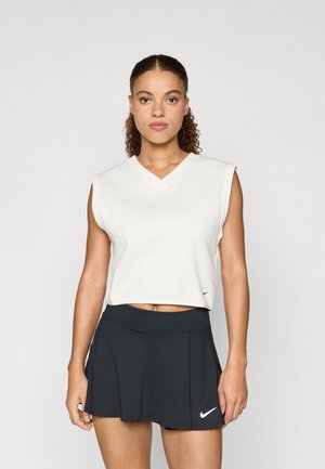 GOLF V NECK VEST - Tops - sail/black