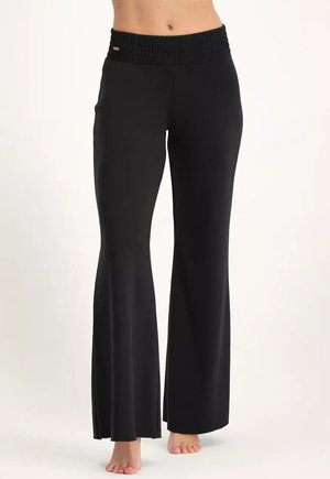 FLOW - Stoffhose - onyx black