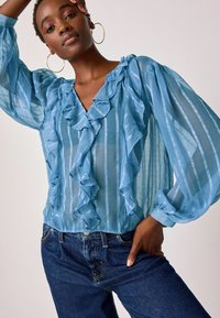 Next RUFFLE - REGULAR FIT - Blůza - blue