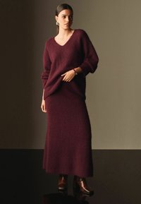 Next CO-ORD SOFT TOUCH COLUMN TALL - REGULAR FIT - Maxinederdele - red berry