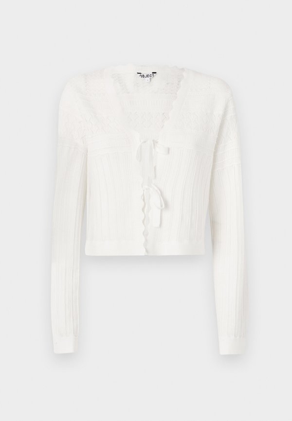 OBJANIKA CARDIGAN - Cardigan - cloud dancer4