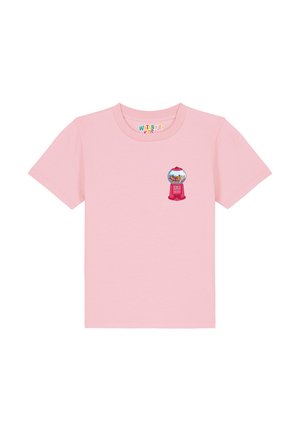 KAUGUMMIAUTOMAT - Print T-shirt - cotton pink