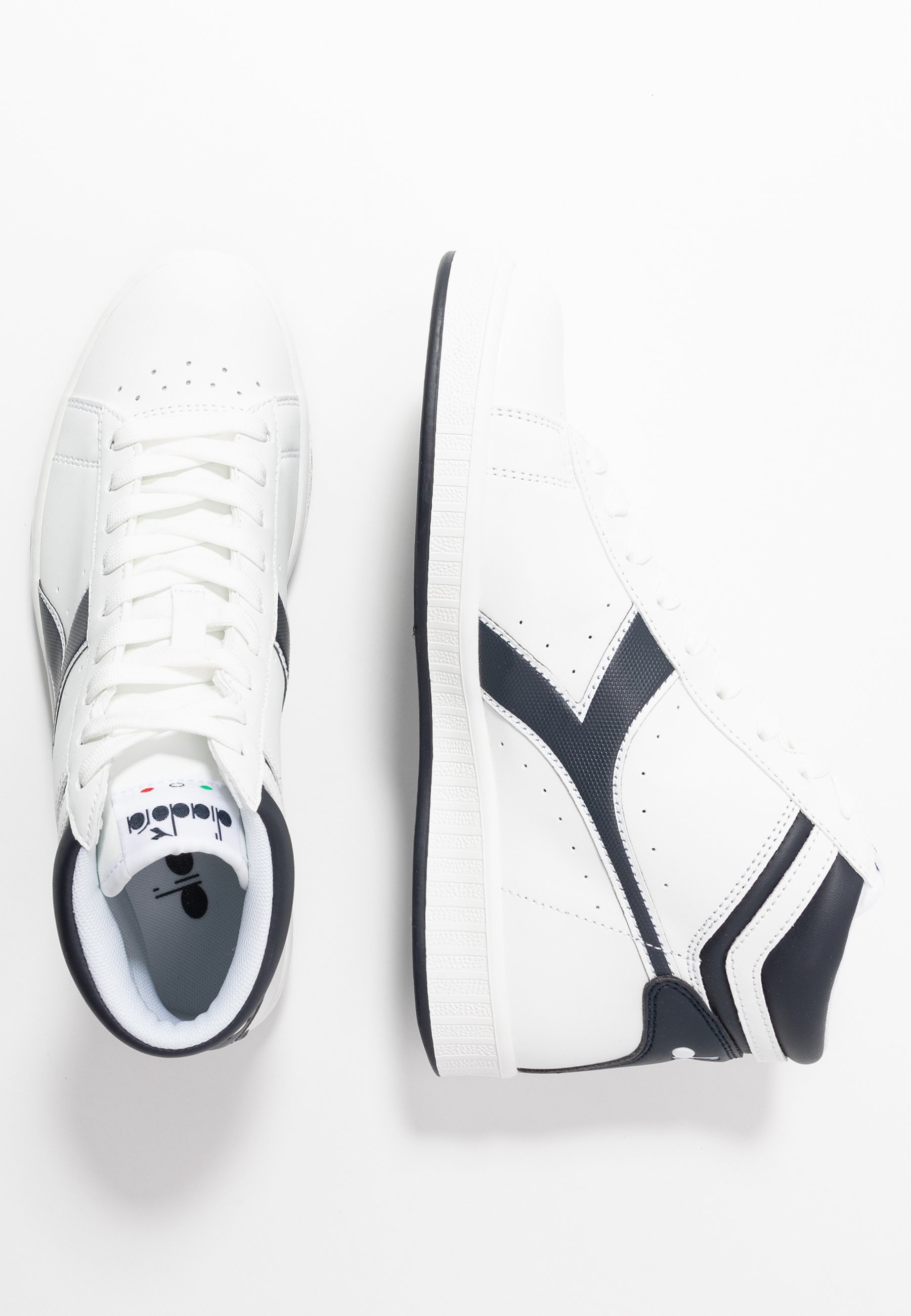 Diadora GAME - Sneakers hoog - white/blue denim/wit - Zalando.nl