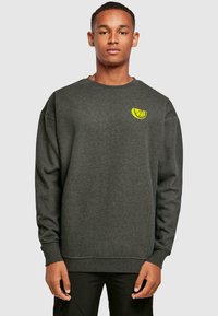 Merchcode WORDING - LEMON CREWNECK - Sweatshirt - charcoal