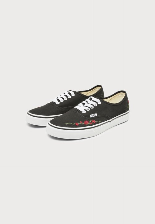 Vans AUTHENTIC - Trainers - rose embroidery black/red — foto 2