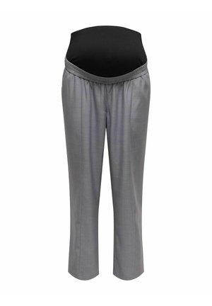 MISADORA BARREL FIT  - Tygbyxor - medium grey melange