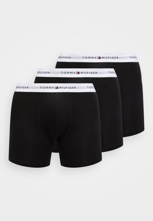 BRIEF SIGNATURE 3 PACK - Krátke boxerky - black/white