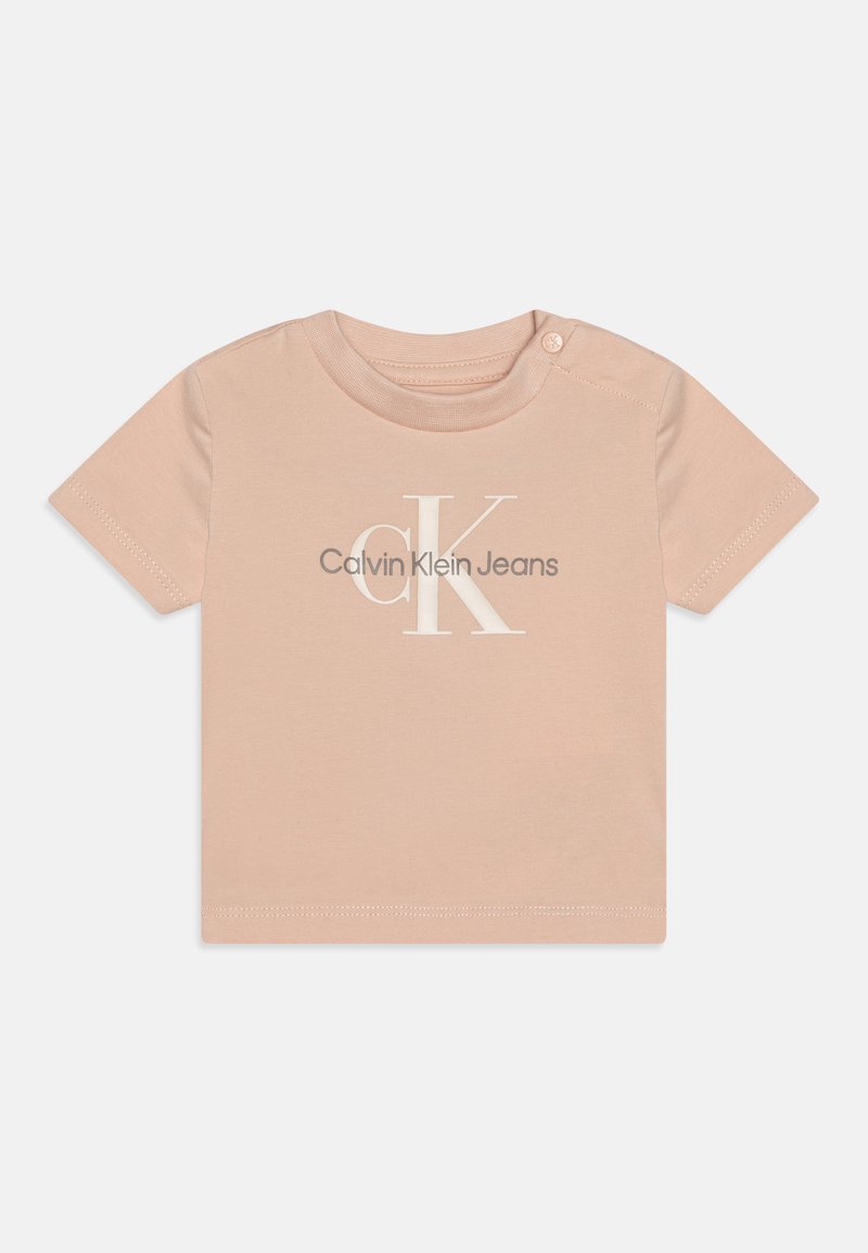 Calvin Klein Jeans MONOGRAM UNISEX  - Apdrukāts T-krekls - meringue blush