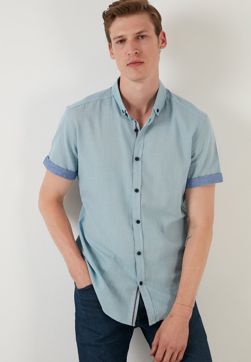 Buratti REGULAR FIT - Ing - aqua