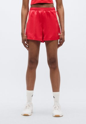 STADIUM - Pantalón corto de deporte - pure ruby/beige/off white