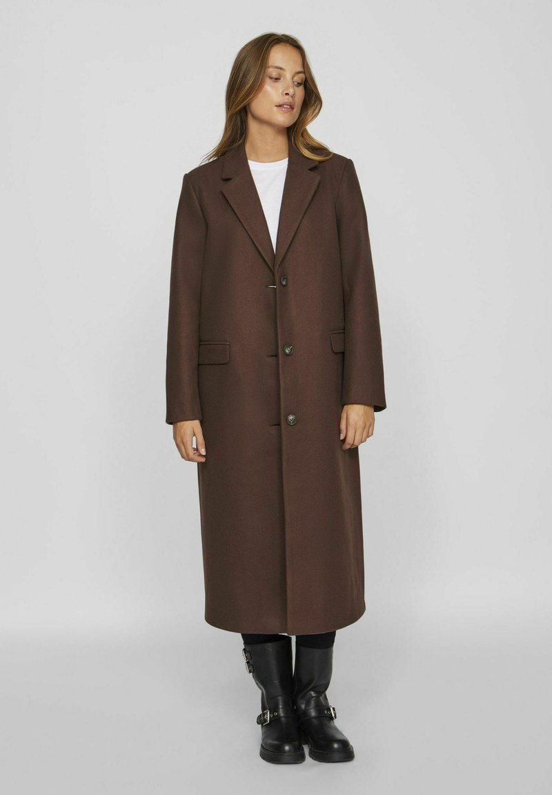 VILA VISOLO NOOS - Cappotto classico - coffee bean