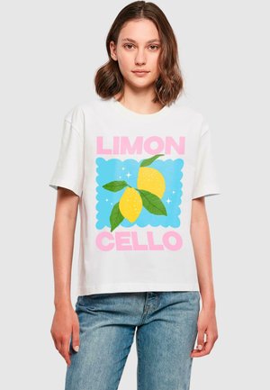 Mister Tee LIMON CELLO - T-shirt imprimé - white