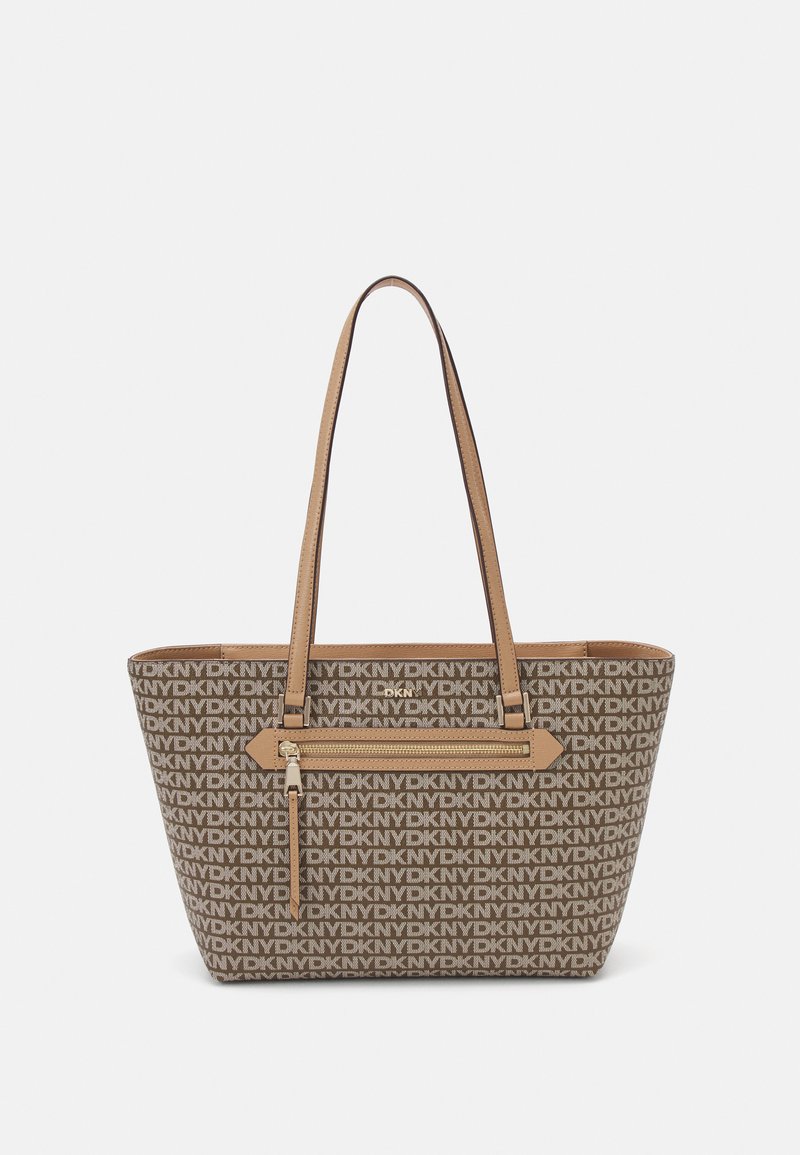 DKNY BRYANT TOTE - Kézitáska - chino/cappuccino