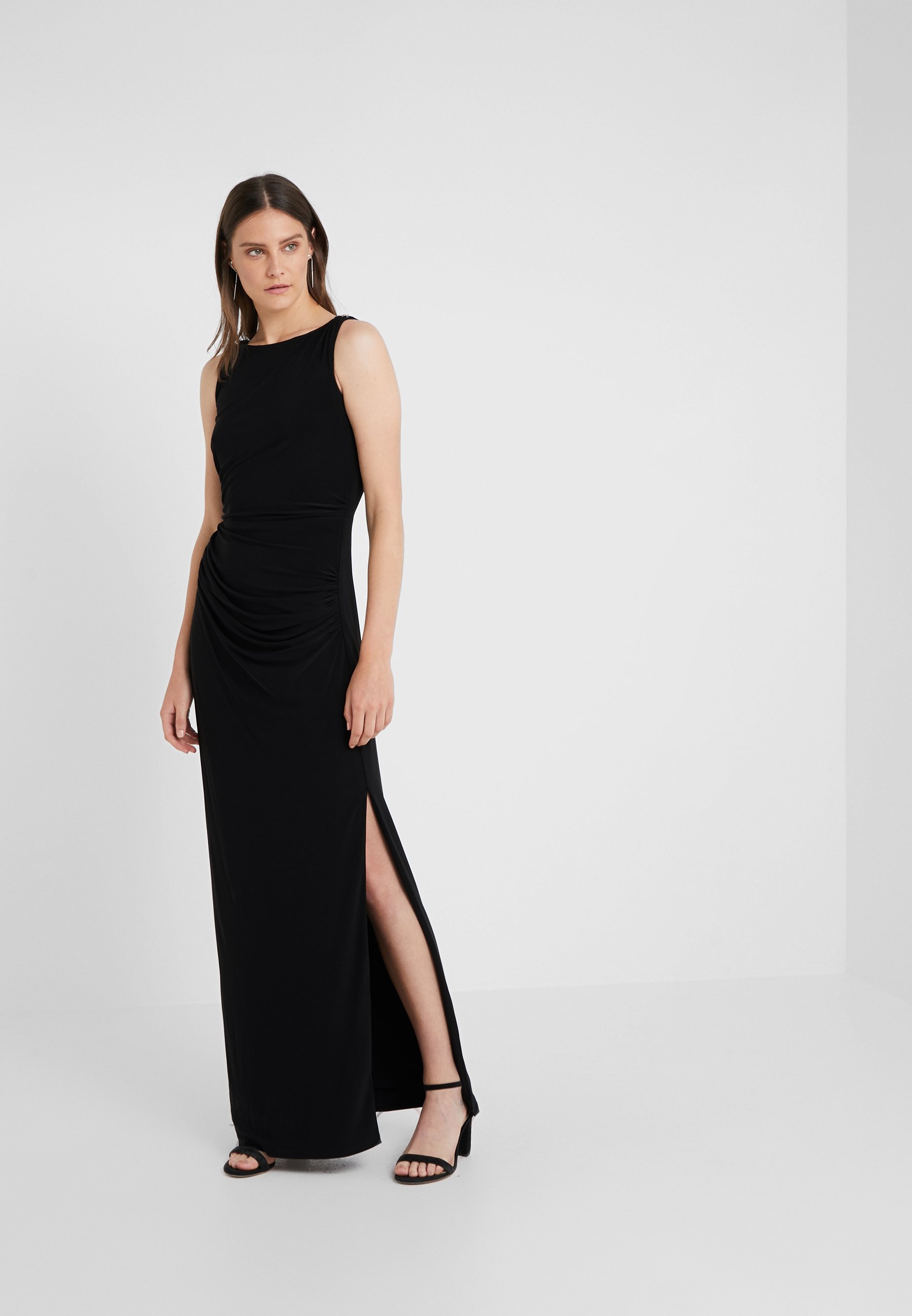 ralph lauren black maxi dress