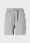 RIVAL FLEECE - Спортни шорти - castlerock light heather/white