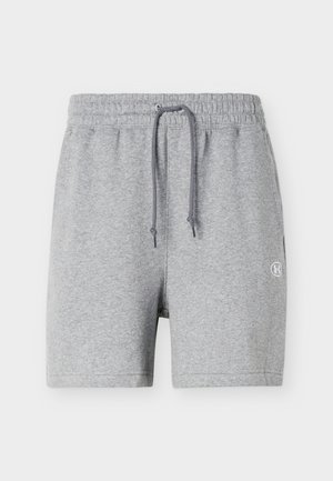 Under Armour, RIVAL FLEECE - Korte sportsbukser - castlerock light heather/white
