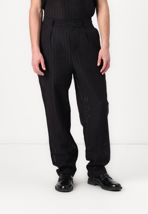 AGENCY - Pantalon classique - black