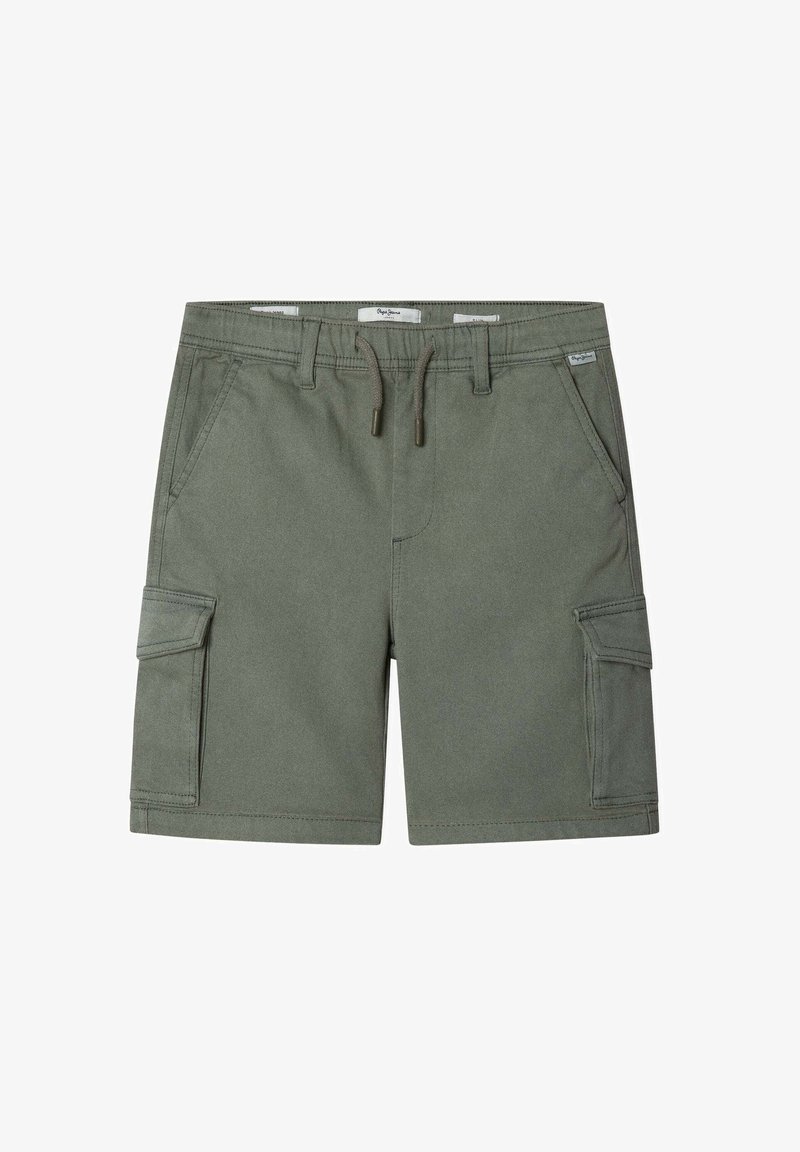 Pepe Jeans JUNIOR GYMDIGO - Armijas stila bikses - umber green