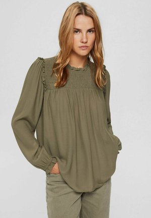 REGULAR - Blouse - dark khaki
