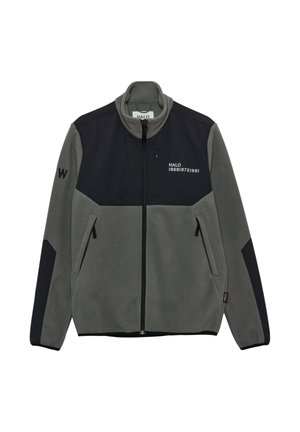 HALO, HALO HALO BLOCKED ZIP FLEECE UNISEX - Fleecejakke - gunmetal