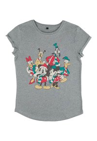 Henry Tiger DISNEY CLASSIC MICKEY HOLIDAY GROUP - T-shirt med print - melange grey