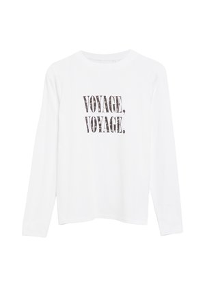 comma, T-SHIRT - Maglietta a manica lunga - weiß