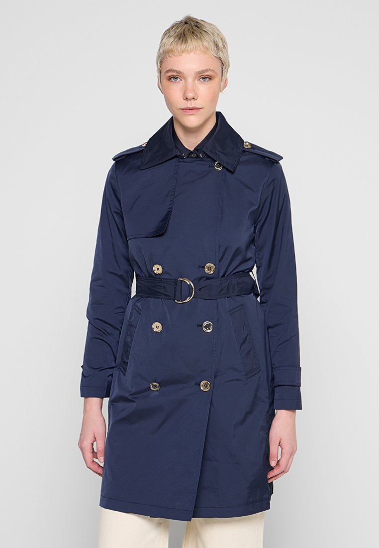 Michael Kors Trenchcoat donkerblauw