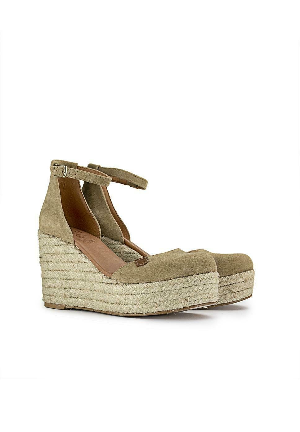 POPA AMBOLO SERRAJE - Sandalias de cuña - marrón/marrón claro - Zalando.es