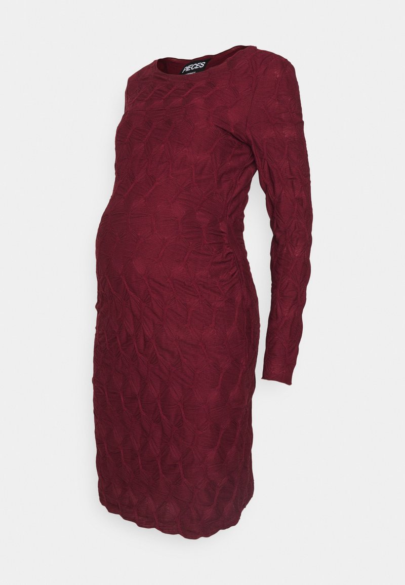 Pieces Maternity Jerseyjurk bordeauxrood Pieces Maternity Jerseyjurk bordeauxrood