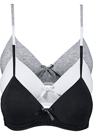 3 PACK - Reggiseno con ferretto - schwarz