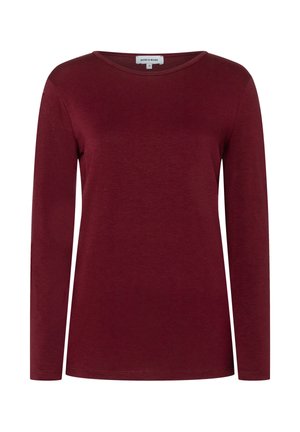 More & More, MORE & MORE ZEITLOSES BASIC-LANGARMSHIRT - Langarmshirt - pomegranate red