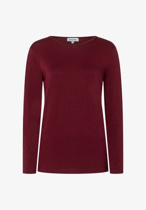 More & More, MORE & MORE ZEITLOSES BASIC-LANGARMSHIRT - Long sleeved top - pomegranate red