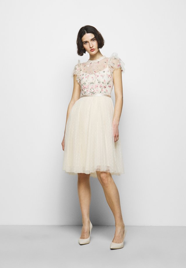 ROCOCO BODICE MIDI DRESS - Cocktailkleid/festliches Kleid - champage