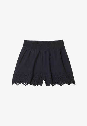 FatFace, REGULAR FIT - BLACK BRODERIE SHORTS . - Kratke hlače - black