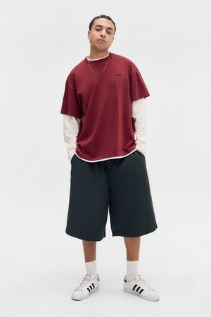DOUBLE LAYER UNISEX - Langarmshirt - burg