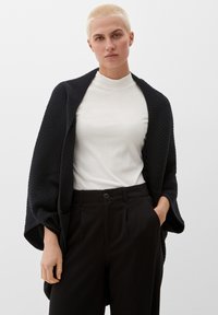 s.Oliver PONCHO - Poncho - schwarz