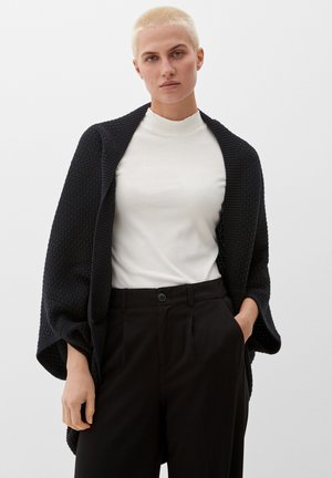 PONCHO - Cape - schwarz