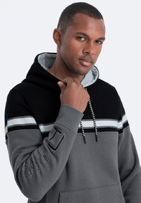 Ombre SSNZ FW - Mikina s kapucí - grey