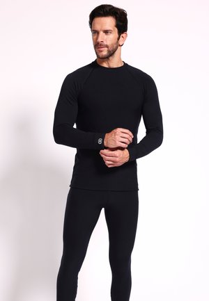 CREW NECK   - Maglietta a manica lunga - noir